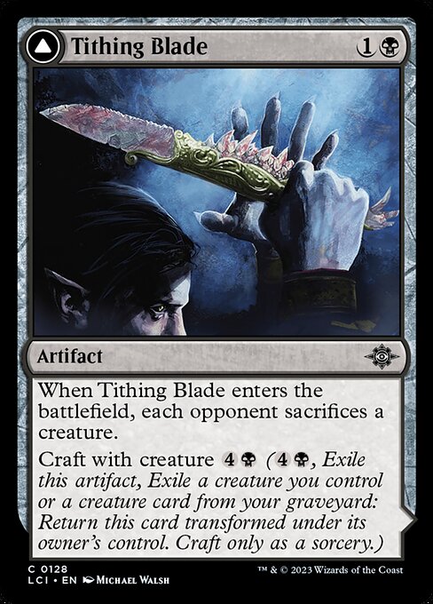 Tithing Blade // Consuming Sepulcher, art by Michael Walsh
