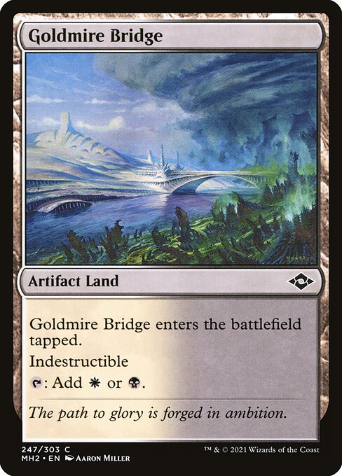 Goldmire Bridge, art by Aaron Miller