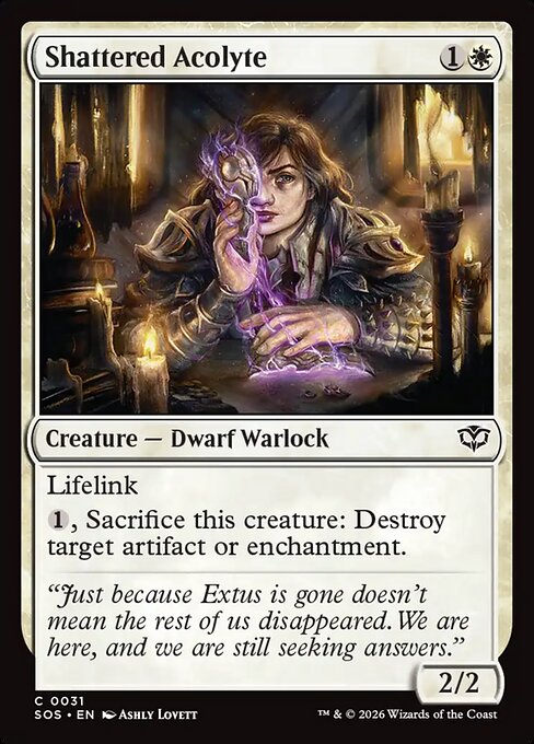 Shattered Acolyte, art by Ashly Lovett