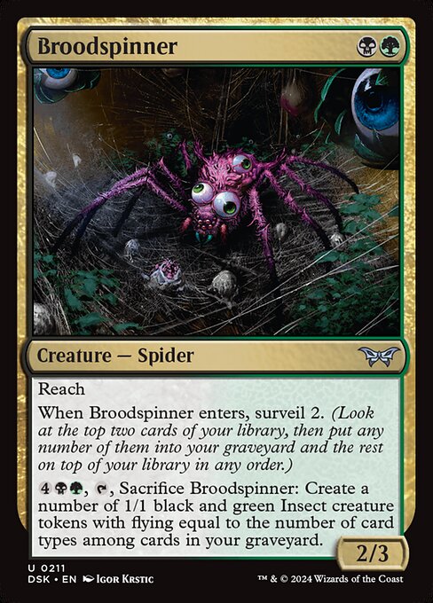 Broodspinner, art by Igor Krstic