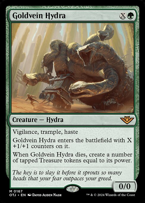 Goldvein Hydra, art by David Auden Nash