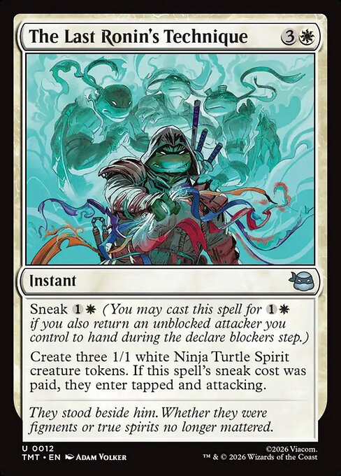 The Last Ronin's Technique, art by Adam Volker
