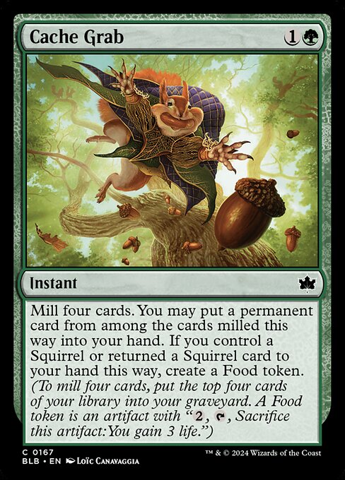 Cache Grab, art by Loïc Canavaggia