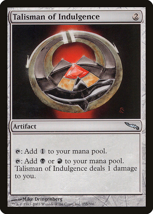 Talisman of Indulgence, art by Mike Dringenberg