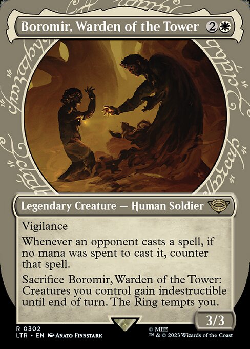 Boromir, Warden of the Tower, art by Anato Finnstark