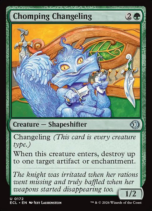 Chomping Changeling, art by Jeff Laubenstein
