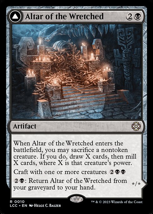 Altar of the Wretched // Wretched Bonemass, art by Helge C. Balzer