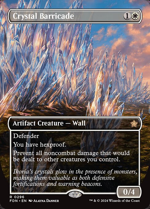 Crystal Barricade, art by Alayna Danner