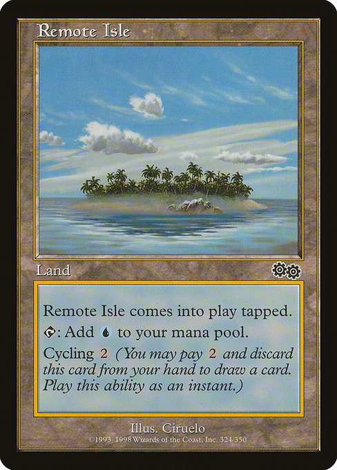 Remote Isle, art by Ciruelo