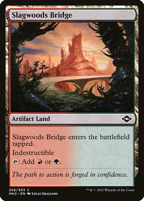 Slagwoods Bridge, art by Lucas Graciano