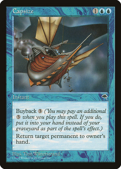 Capsize, art by Tom Wänerstrand