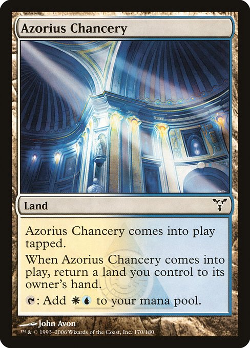 Azorius Chancery, art by John Avon