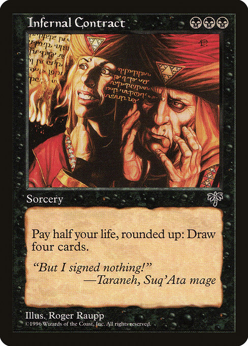 Infernal Contract, art by Roger Raupp