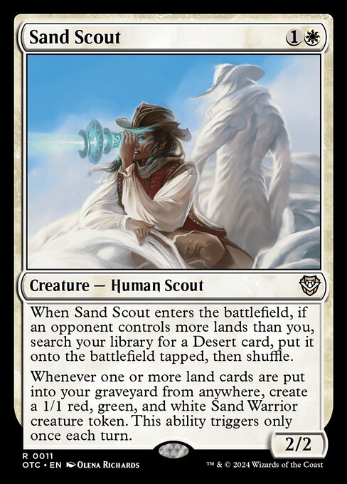 Sand Scout, art by Olena Richards