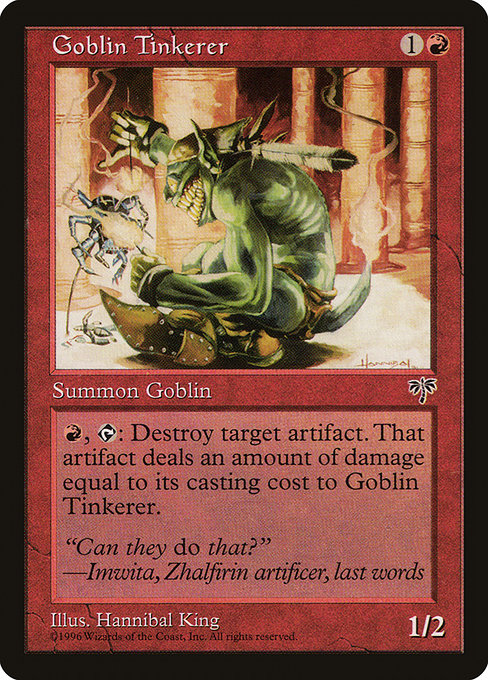Goblin Tinkerer, art by Hannibal King