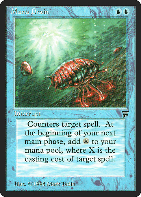 Mana Drain, art by Mark Tedin