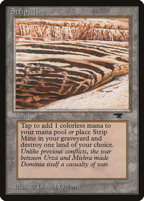 Strip Mine, art by Daniel Gelon