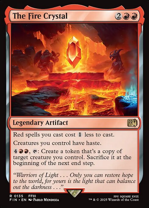 The Fire Crystal, art by Pablo Mendoza
