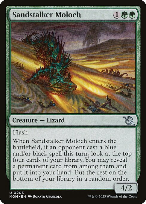 Sandstalker Moloch, art by Donato Giancola
