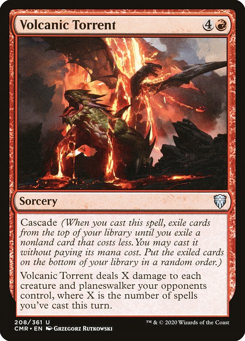 Volcanic Torrent, art by Grzegorz Rutkowski