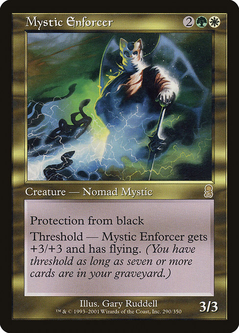 Mystic Enforcer, art by Gary Ruddell