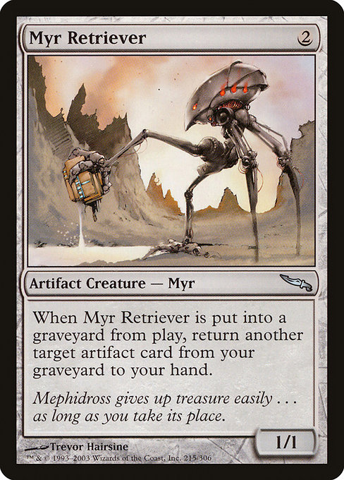 Myr Retriever, art by Trevor Hairsine