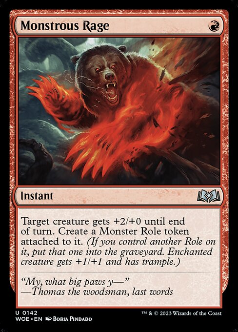 Monstrous Rage, art by Borja Pindado