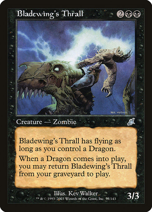 Bladewing's Thrall, art by Kev Walker