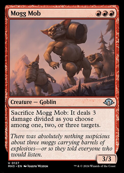 Mogg Mob, art by Joseph Weston