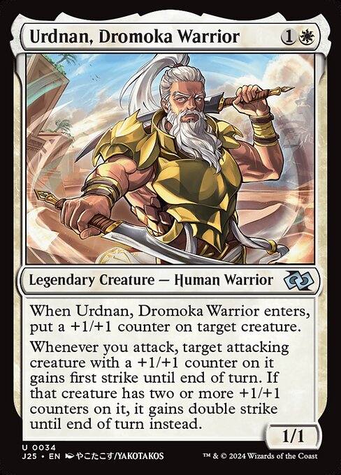 Urdnan, Dromoka Warrior, art by Yakotakos