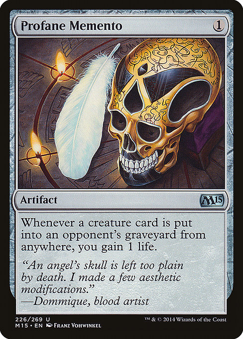 Profane Memento, art by Franz Vohwinkel