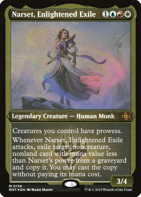 Narset, Enlightened Exile, art by Marie Magny
