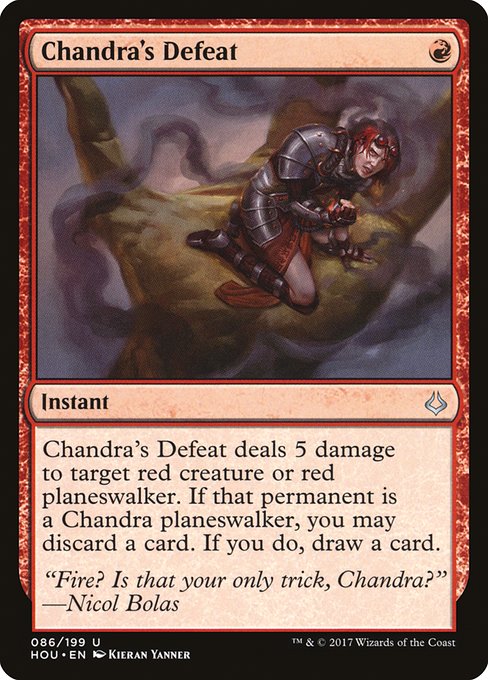 Chandra's Defeat, art by Kieran Yanner