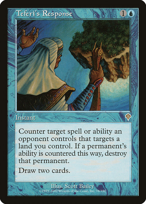 Teferi's Response, art by Scott Bailey