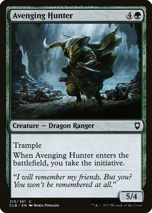 Avenging Hunter, art by Borja Pindado