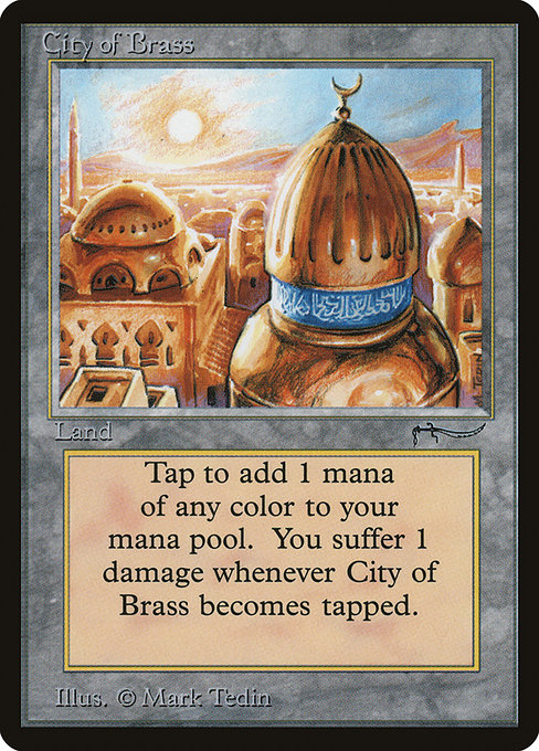 City of Brass, art by Mark Tedin