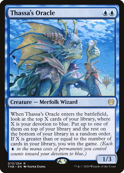 Thassa's Oracle, art by Jesper Ejsing
