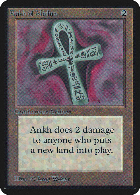 Ankh of Mishra, art by Amy Weber