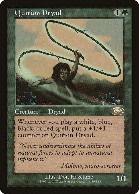 Quirion Dryad, art by Don Hazeltine
