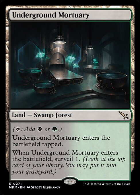 Underground Mortuary, art by Sergey Glushakov