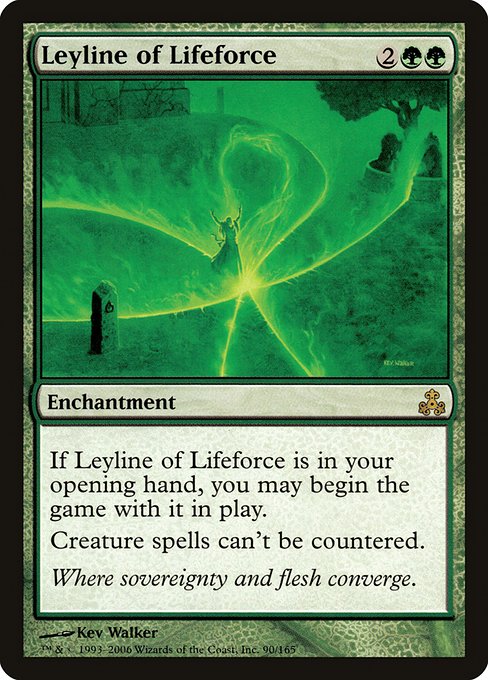 Leyline of Lifeforce, art by Kev Walker