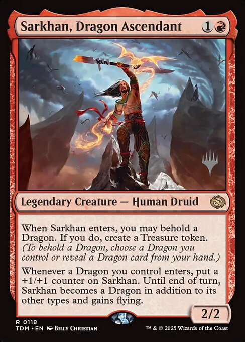 Sarkhan, Dragon Ascendant, art by Billy Christian