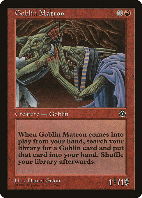 Goblin Matron, art by Daniel Gelon