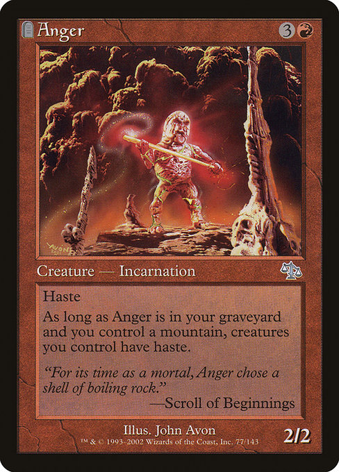 Anger, art by John Avon