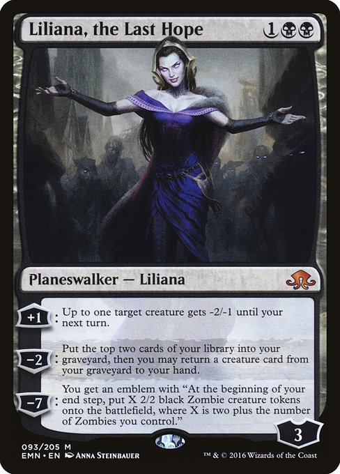 Liliana, the Last Hope, art by Anna Steinbauer