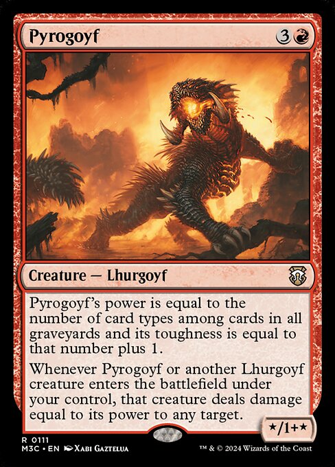 Pyrogoyf, art by Xabi Gaztelua