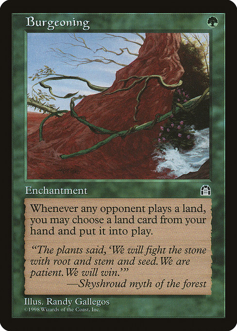 Burgeoning, art by Randy Gallegos