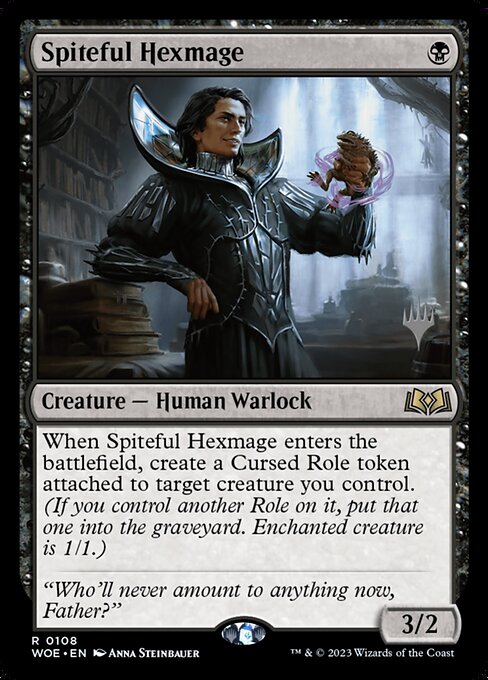 Spiteful Hexmage, art by Anna Steinbauer