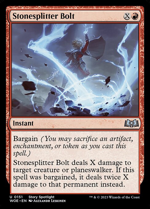 Stonesplitter Bolt, art by Alexandr Leskinen