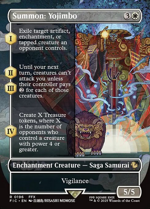 Summon: Yojimbo, art by Hisashi Momose